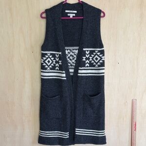 Asiri Alpaca Wool Acrylic blend Cardigan Vest. Small